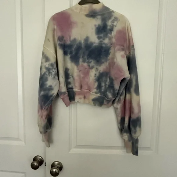 Spiritual Gangster Tie-Dye Sweatshirt - Blue, Pink, Cream - Picture 3 of 3